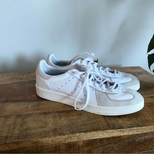 Adidas German Army Trainers White Leather